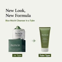 [Arencia] Green Tea LHA Deep Pore Rice Cake Cleanser 150ml