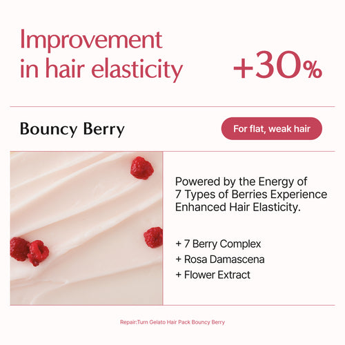 [lilyeve] Repair:Turn Gelato Hair Pack 200ml #Bouncy Berry