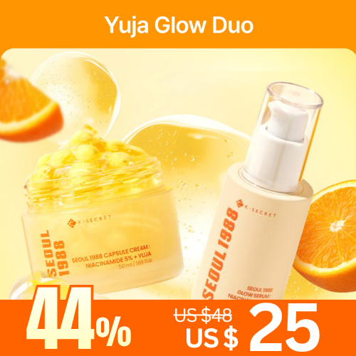 *Special Price* MOIDA SET [KSECRET] SEOUL 1988 Niacinamide + Yuja Set (Serum + Cream)