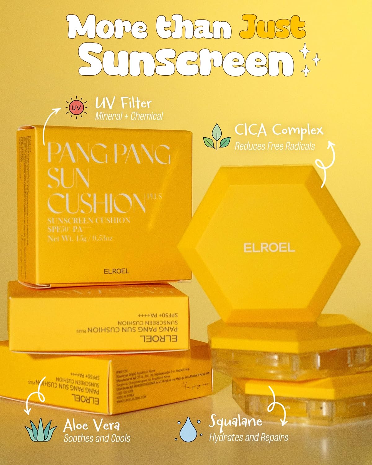 [ELROEL] (OTC) Pang Pang Sun Cushion Plus