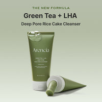 [Arencia] Green Tea LHA Deep Pore Rice Cake Cleanser 150ml