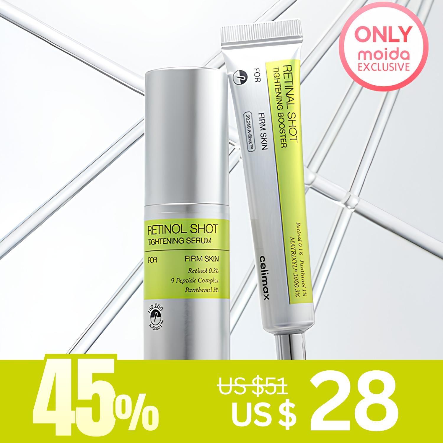 *Special Price* MOIDA SET [celimax] THE Vita-A Retinal Booster & Retinol Serum Set