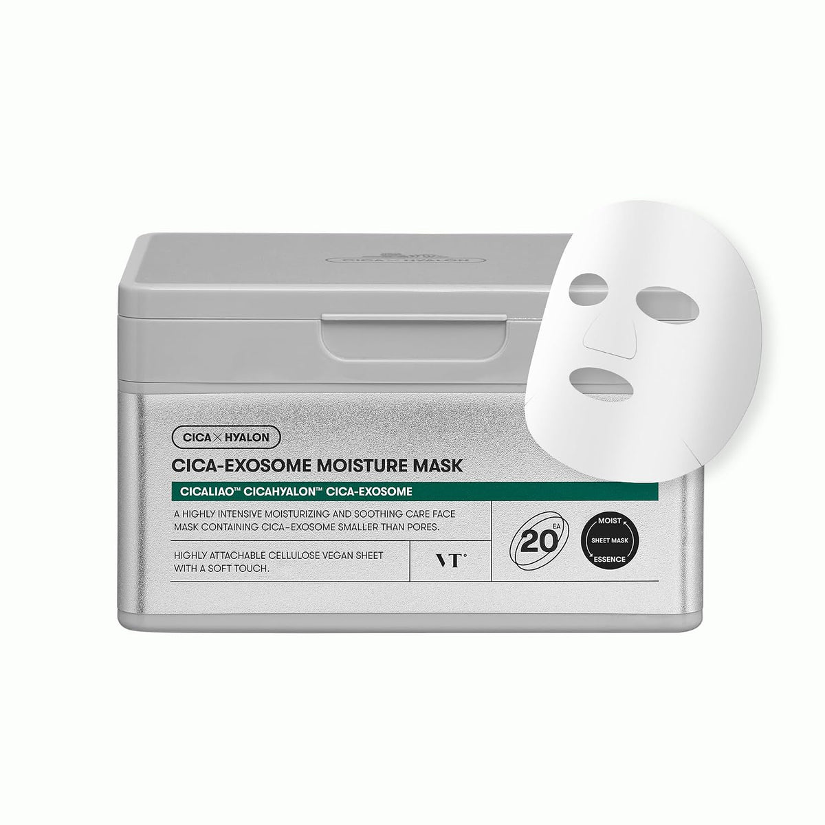 [VT Cosmetics] Cica-Exosome Moisture Mask (20ea)