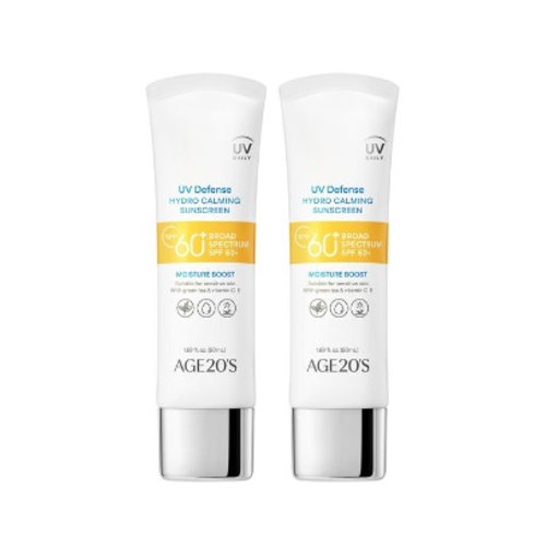 [AGE20'S] UV Defense Hydro Calming Sunscreen Twin Pack Set 50ml