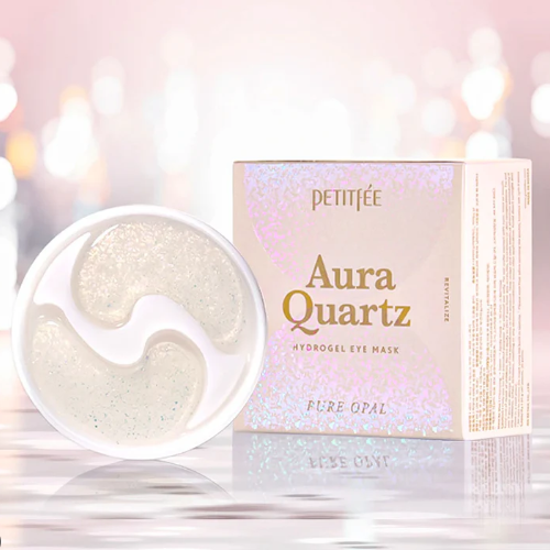 [Petitfee] Aura Quartz Hydrogel Eye Mask Pure Opal (40ea)