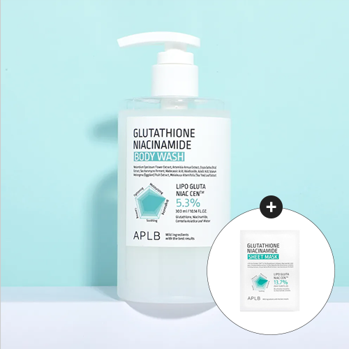 *SPECIAL PRICE*[APLB] Glutathione Niacinamide Body Wash 300ml + Free Gift