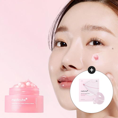 [Medicube] PDRN Pink Collagen Capsule Cream 55g + Free Gift