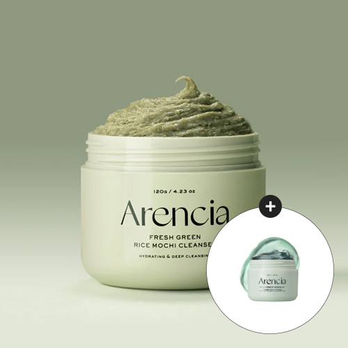 [Arencia] Fresh Green Rice Mochi Cleanser 120g + Free Gift
