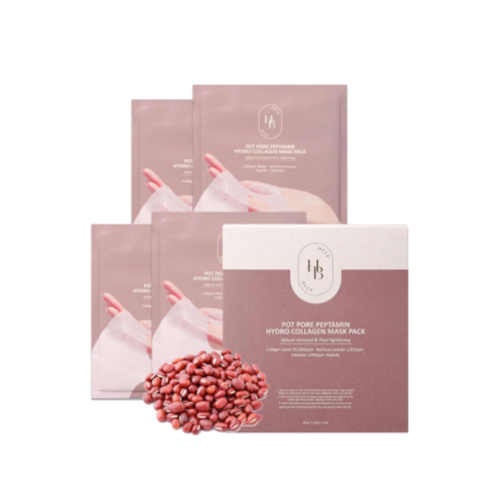 [HEVEBLUE] Pot Pore Peptamin Hydro Collagen Mask Pack (4ea)
