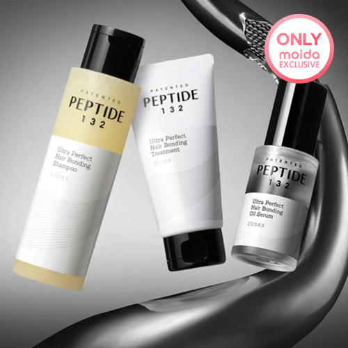 MOIDA SET [COSRX] PEPTIDE-132 Ultra Perfect Hair Set (Shampoo + Serum + Treatment) *Special Price*