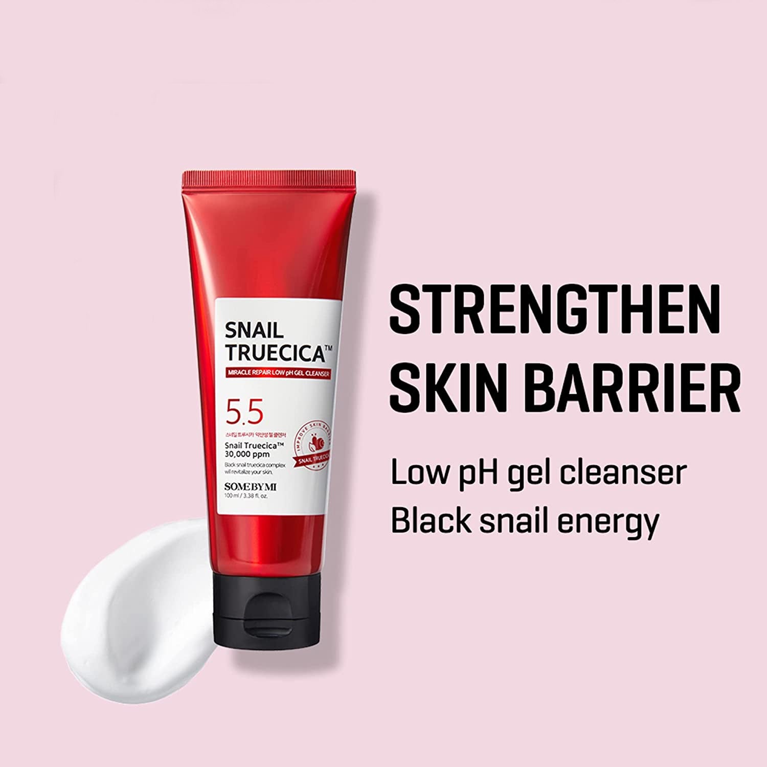 *TIME DEAL* [SOMEBYMI] Snail Truecica Miracle Repair Low pH Gel Cleanser 100ml
