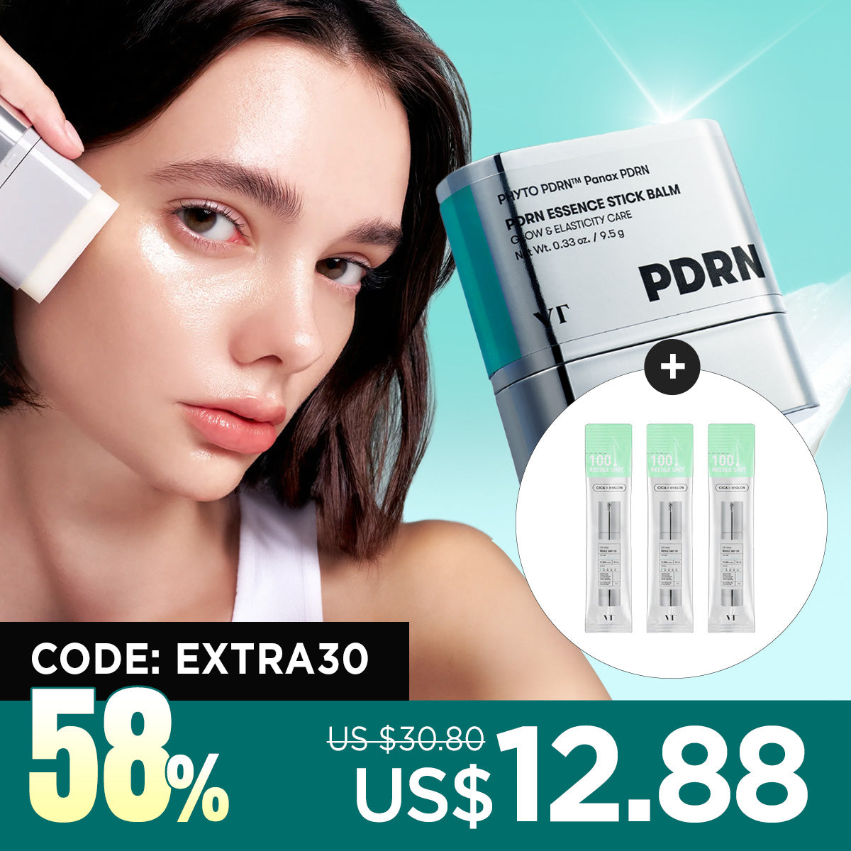 [VT Cosmetics] PDRN Essence Stick Balm + Free Gift