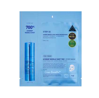 [VT Cosmetics] Hydrop Reedle Shot 700hL 2-Step Mask (1ea)