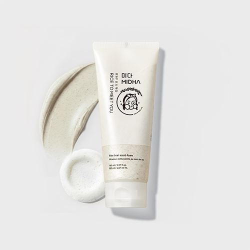 [Midha] Rice Bran Scrub Foam 150ml