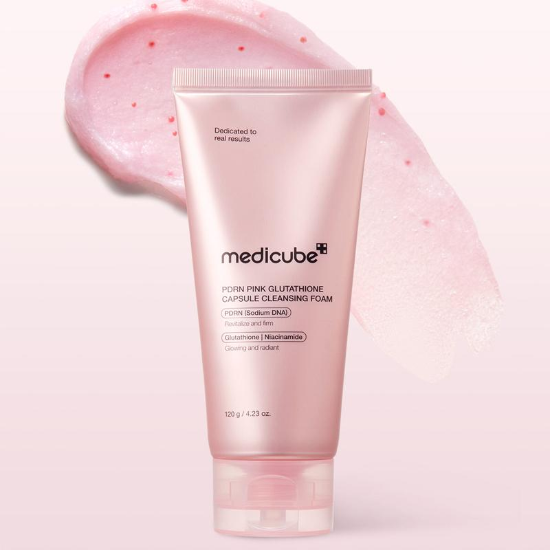 [Medicube] PDRN Pink Glutathione Capsule Cleansing Foam 120g
