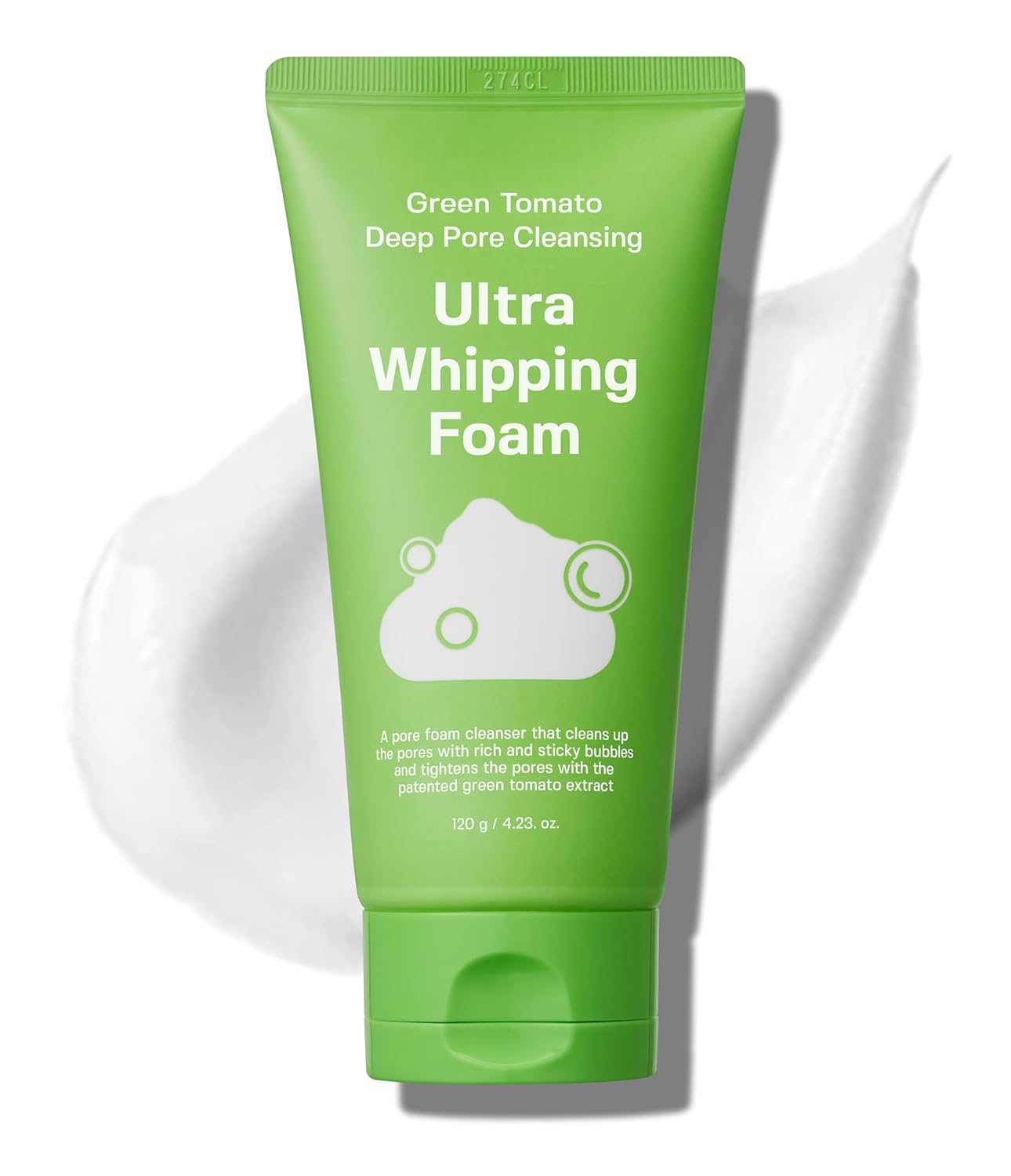 [SUNGBOON EDITOR] Green Tomato Deep Pore Cleansing Ultra Whipping Foam 120ml