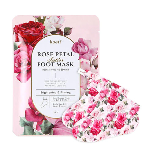 [KOELF] Rose Petal Satin Foot Mask