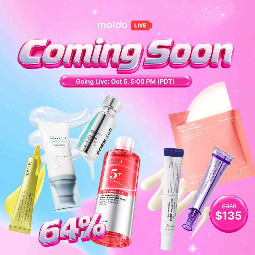 LIVE-EXCLUSIVE [MOIDA] Skin Booster Skin Booster + Slow Aging Set (14 Items Included)