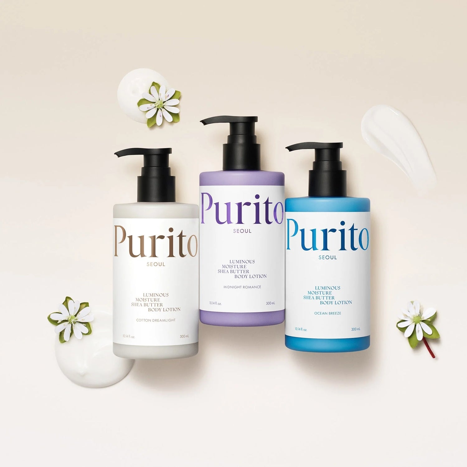 [Purito Seoul] Luminous Moisture Shea Butter Body Lotion (3 types)