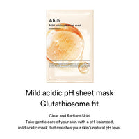 [Abib] Mild acidic pH sheet mask Glutathiosome fit (1ea)