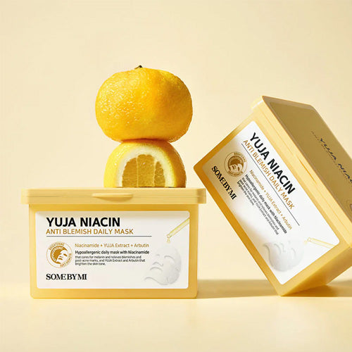 [SOMEBYMI] Yuja Niacin Anti-Blemish Daily Mask (30ea)