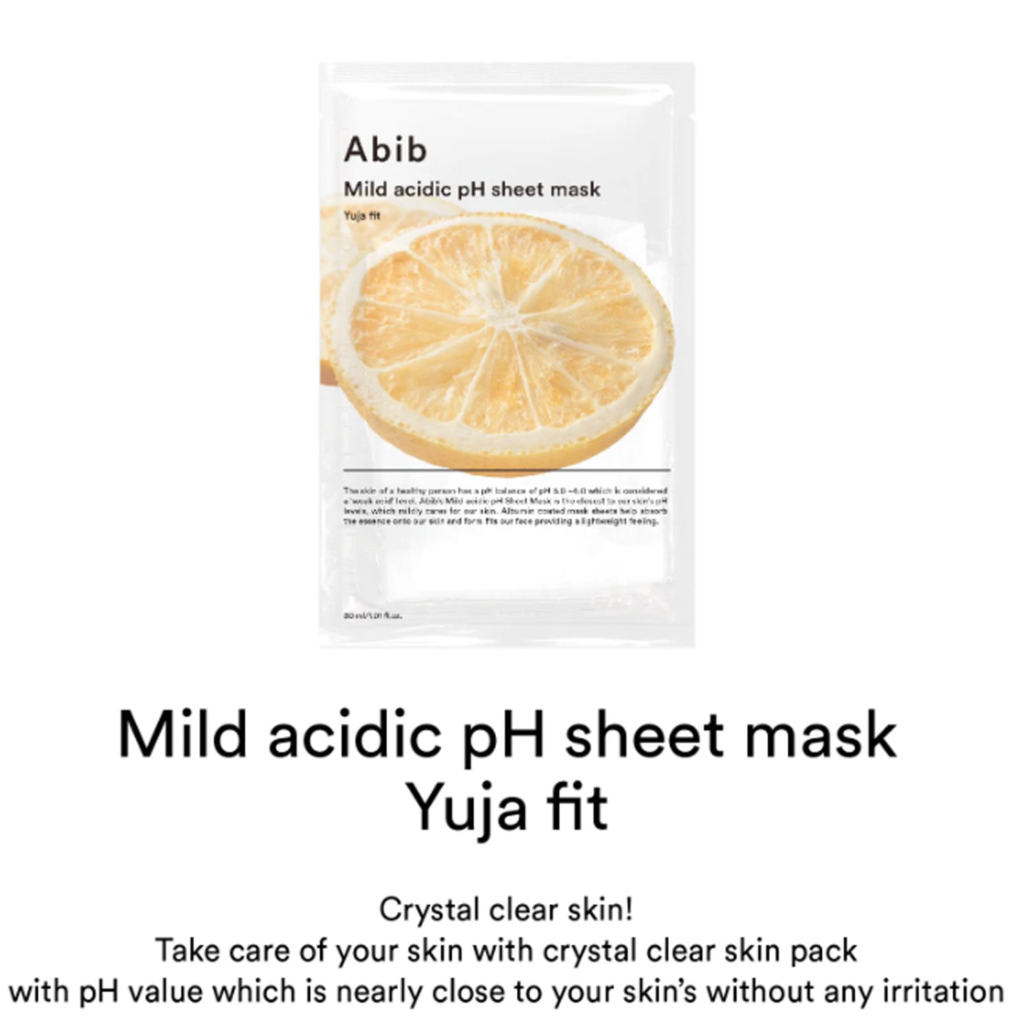 Abib Mild acidic pH sheet mask 計58枚 Abib] Mild Acidic pH Sheet Mask (5 types) – MOIDA
