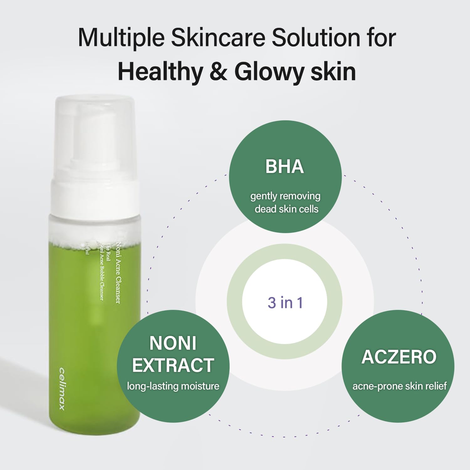 *Special Price* [celimax] Noni Pore & Glow Skincare Set (Noni Bubble Cleanser + Noni Energy Ampoule)