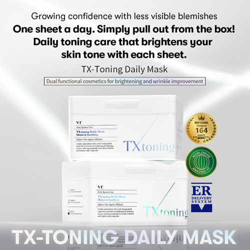 [VT Cosmetics] TX-Toning Daily Mask (30ea)