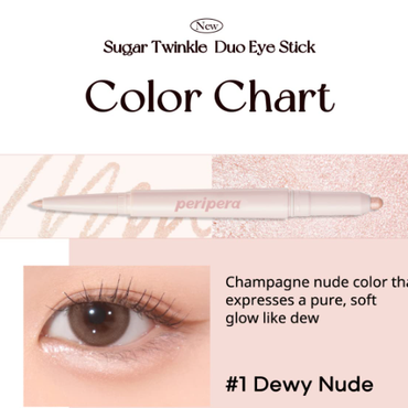 [Peripera] Sugar Twinkle Duo Eye Stick (2 colors)