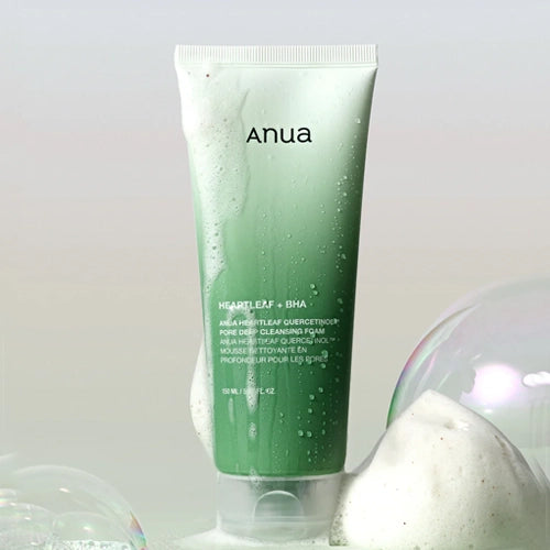 [Anua] Heartleaf Quercetinol Pore Deep Cleansing Foam & Mild Oil Set