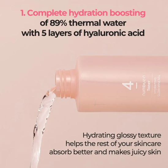 [Numbuzin] No.4 Hydration Glow Mineral Toner 200ml