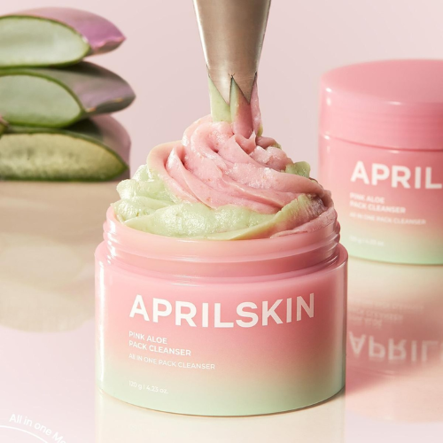 [APRILSKIN] Pink Aloe Pack Cleanser 120ml