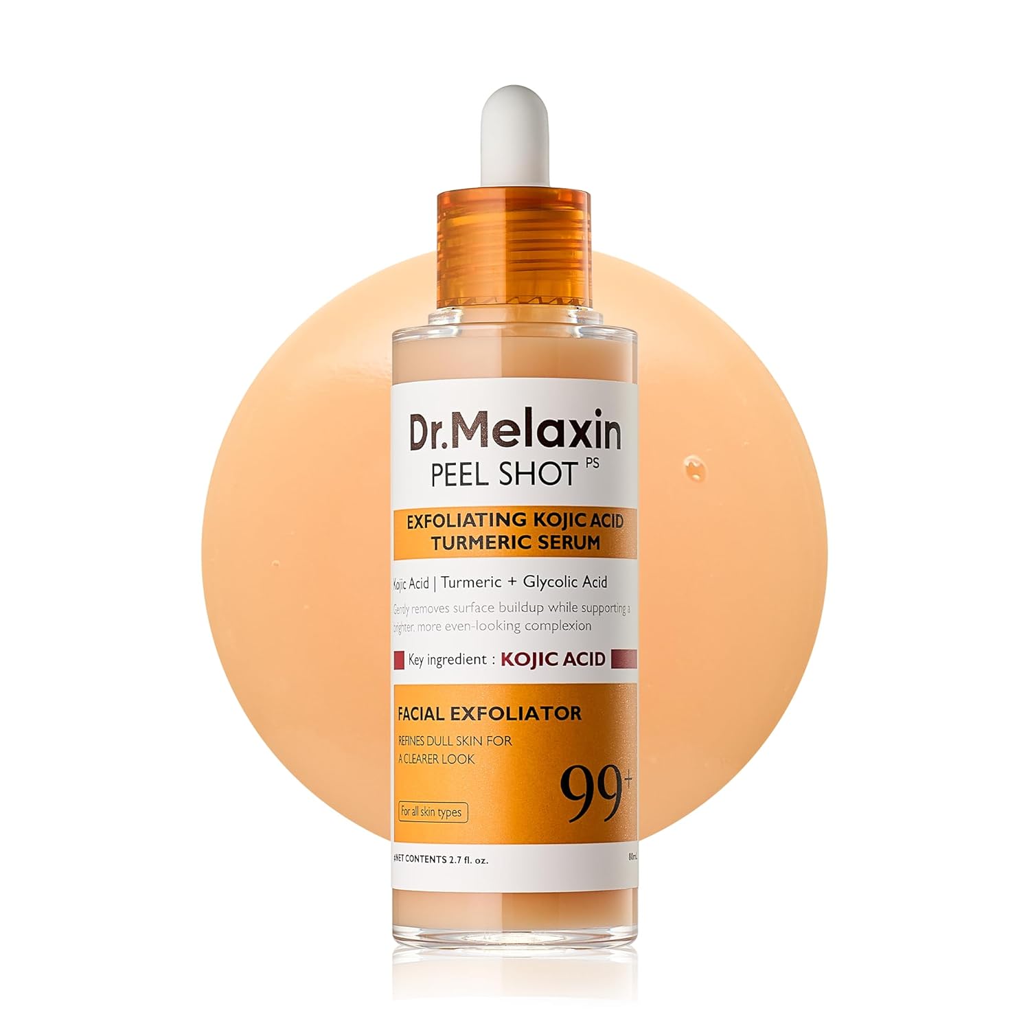 [Dr.Melaxin] Peel Shot Exfoliating Kojic Acid Turmeric Serum 80ml