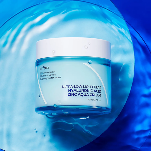 [Isntree] Ultra-Low Molecular Hyaluronic Acid Zinc Aqua Cream 80ml