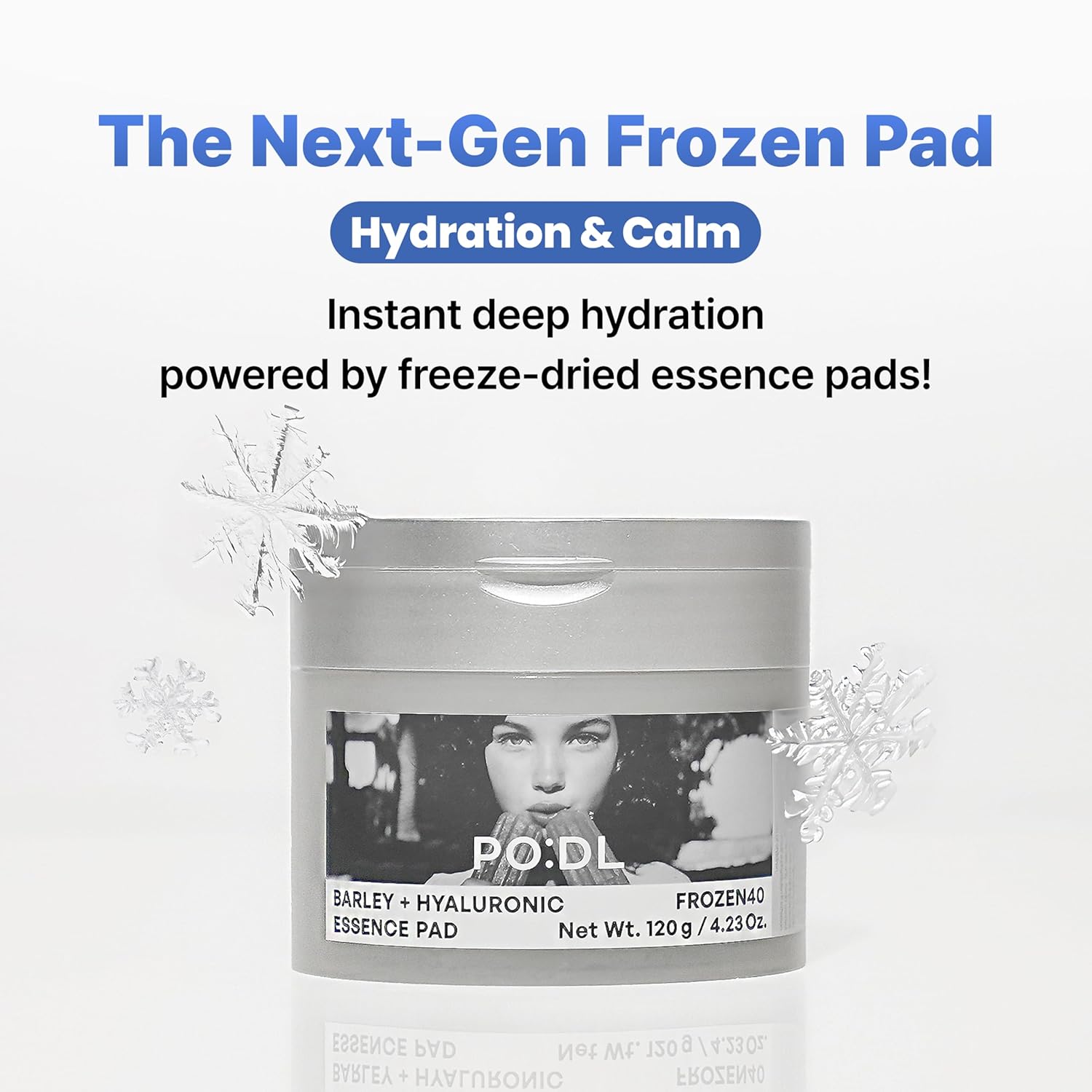 [PODL] Barley Hyaluronic Frozen40 Essence Toner Pads (70EA)