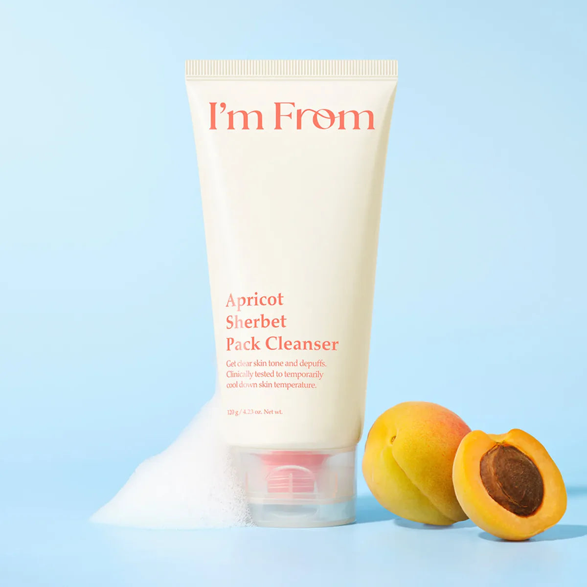 [I'm From] *renewal* Apricot Sherbet Pack Cleanser 120g