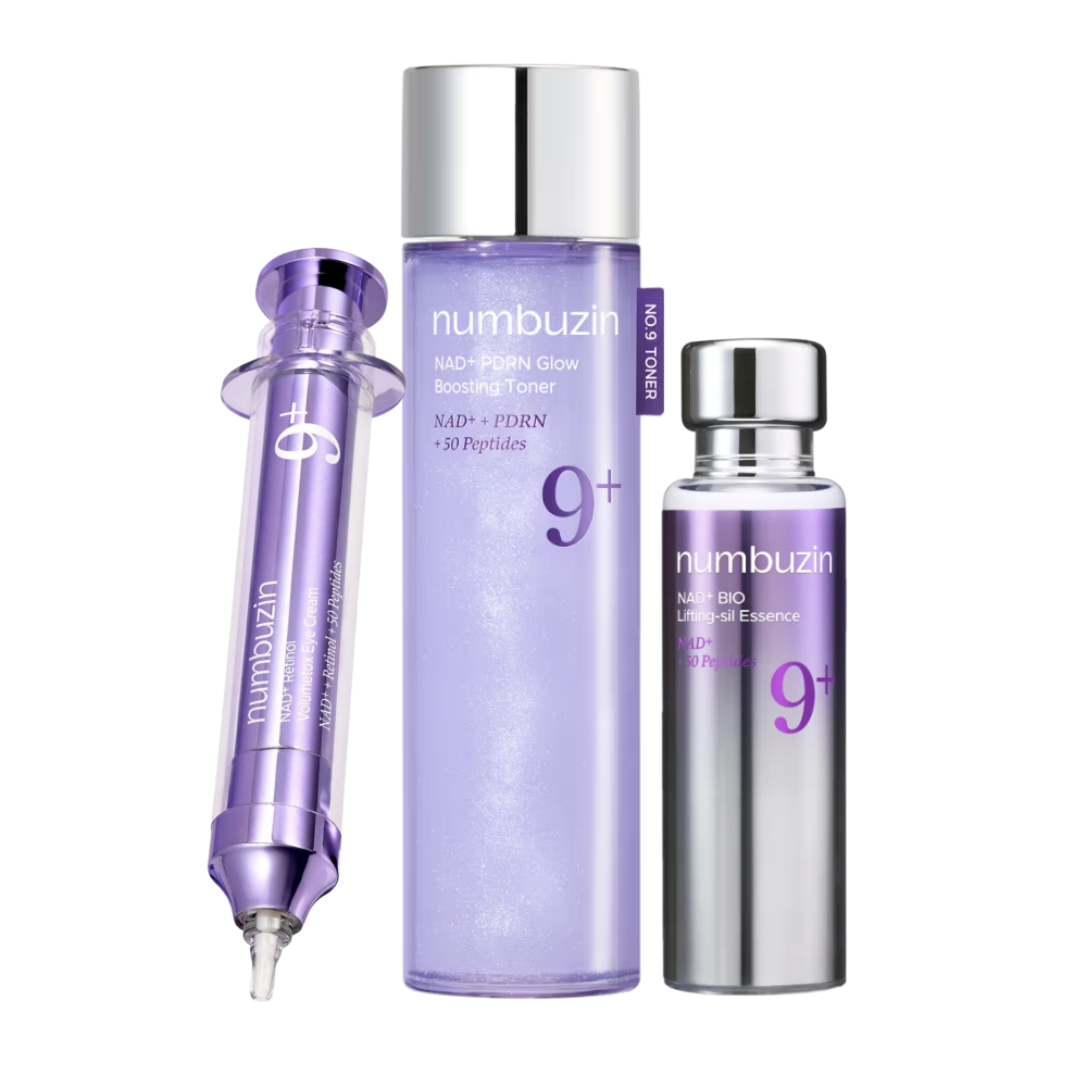 MOIDA SET [Numbuzin] No.9 Firming Routine (Toner + Essence + Eye cream) *Special Price*