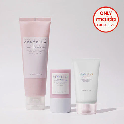 *MOIDA SET* [SKIN1004] Madagascar Centella 3-Step Pore Care Set (Cleanser & Cream & Mask)