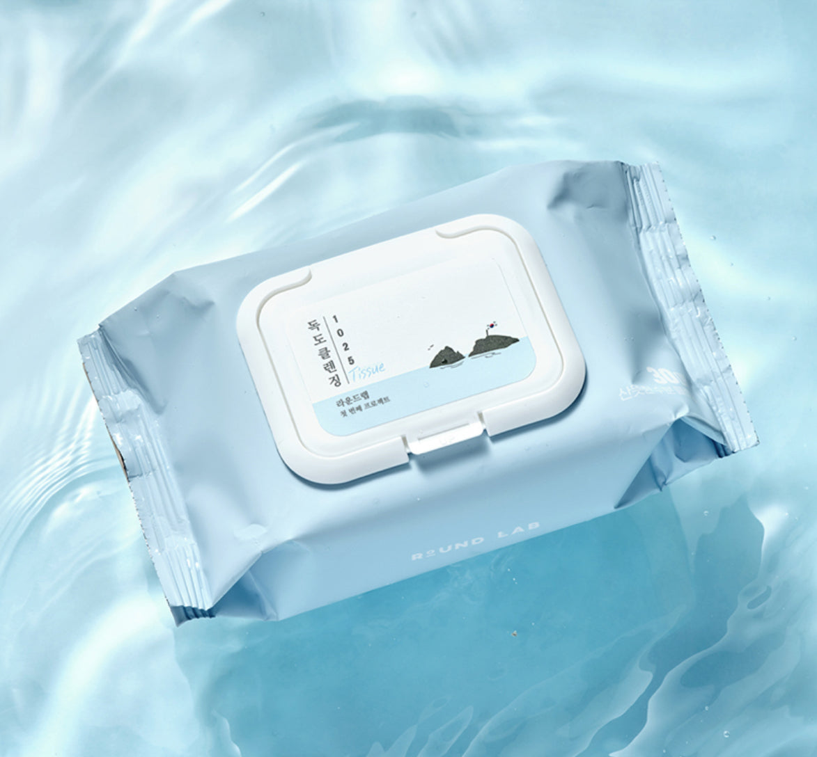 *Special Price* [ROUND LAB] 1025 Dokdo Pore-Reset Cleanser Set (Cleansing Tissue + Cleansing foam)