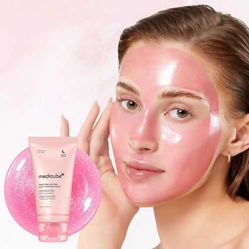 [Medicube] PDRN Pink Caffeine Night Wrapping Mask 75ml