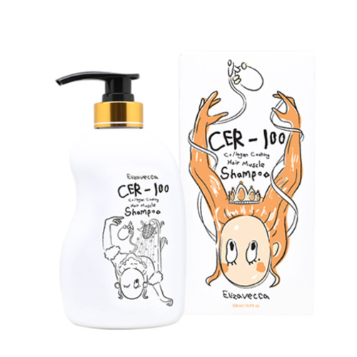 [Elizavecca] *renew* CER-100 Collagen Coating Hair A+ Muscle Tornado Shampoo 500ml