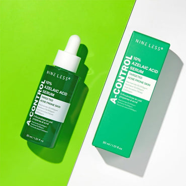 *MOIDA SET* [NINE LESS] A-control Acne Solution Duo (Serum + Cream) + FREE GIFT