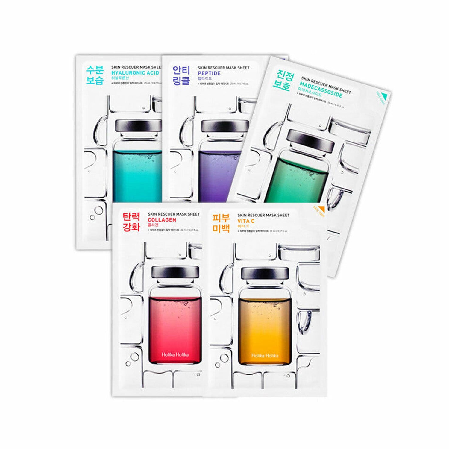 [Holika Holika] Skin Rescuer Sheet Mask (3 types)