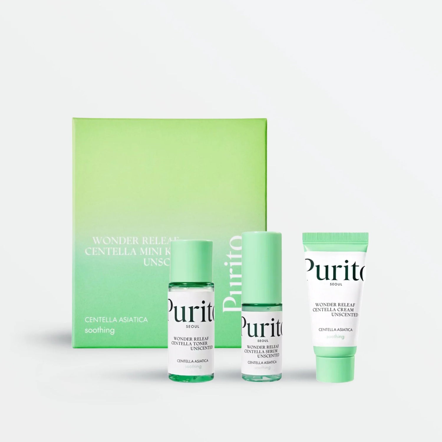MOIDA SET [Purito Seoul] All-in-One Travel Set (Skincare Kit + Cleanser + Sunscreen)