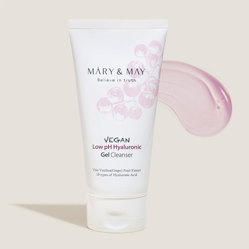 *CLEARANCE*[Mary&May] Vegan Low pH Hyaluronic Gel to Foam cleanser 150ml