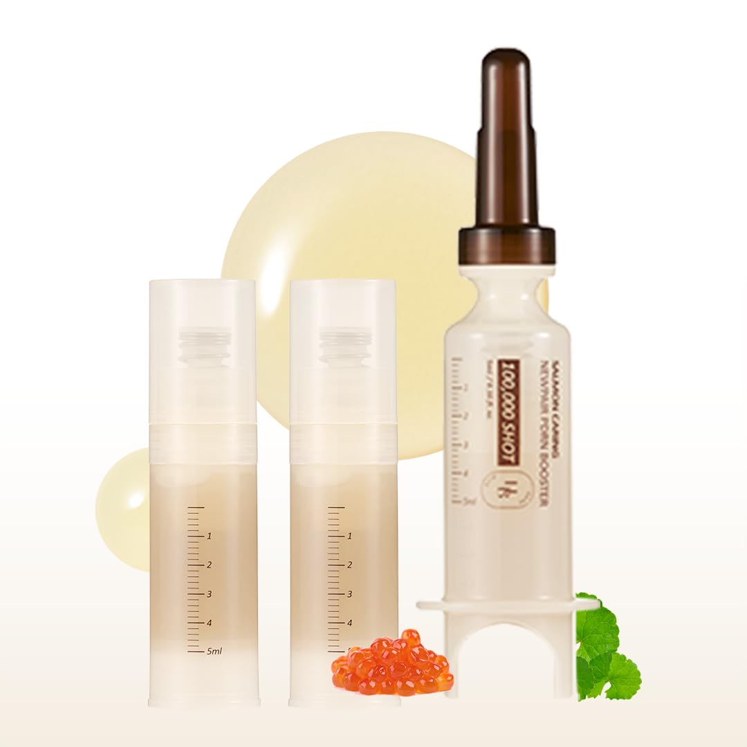 [HEVEBLUE] Salmon Caring Centella New Pair PDRN Booster 100,000 Shot Essence 2ea