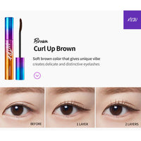 ***[Missha] Ultra Powerproof Mascara #Curl Up Brown