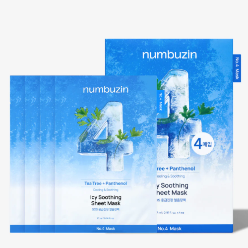 [Numbuzin] No.4 Icy Soothing Sheet Mask (5ea)