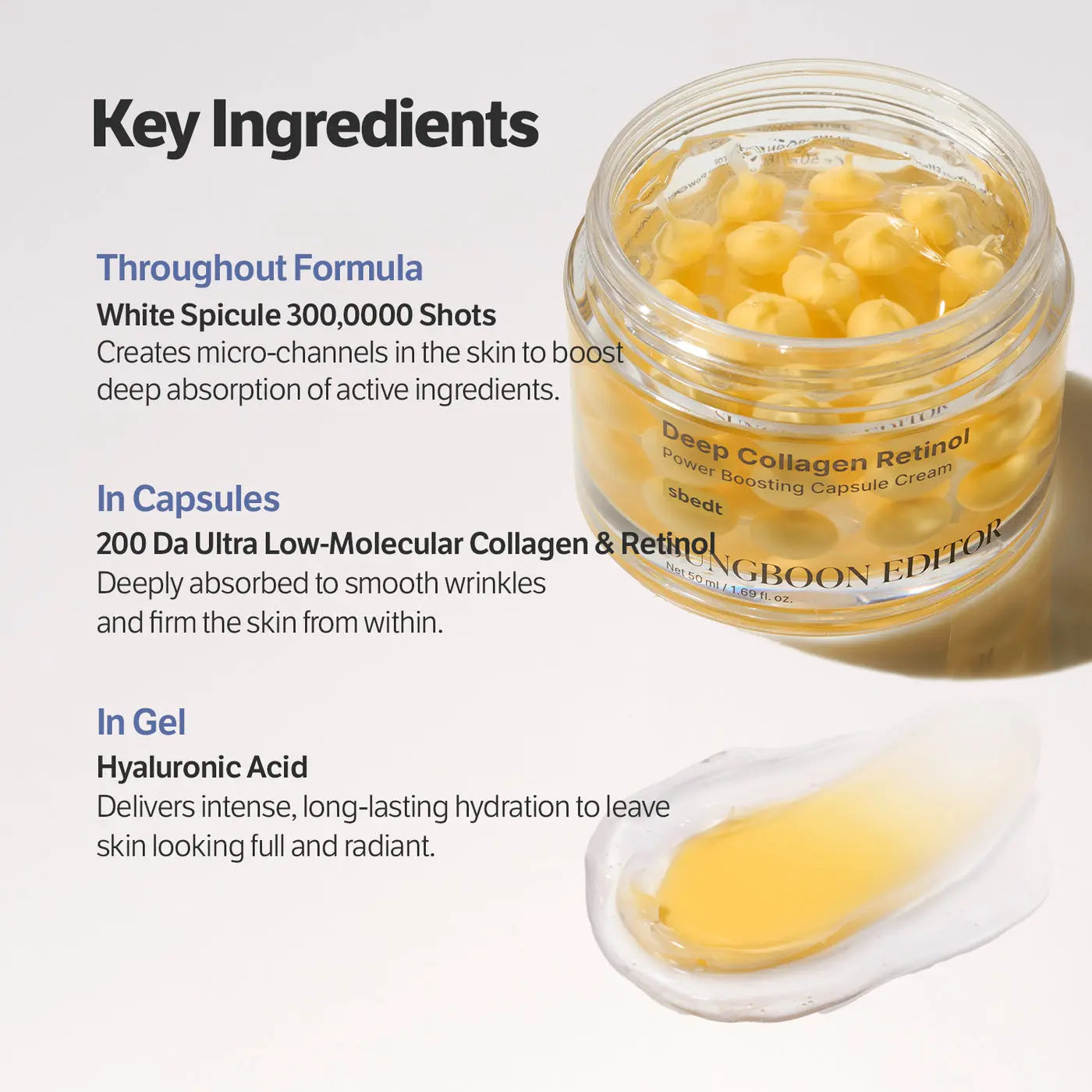 [SUNGBOON EDITOR] *renewal* Deep Collagen Retinol Power Boosting Capsule Cream 50ml