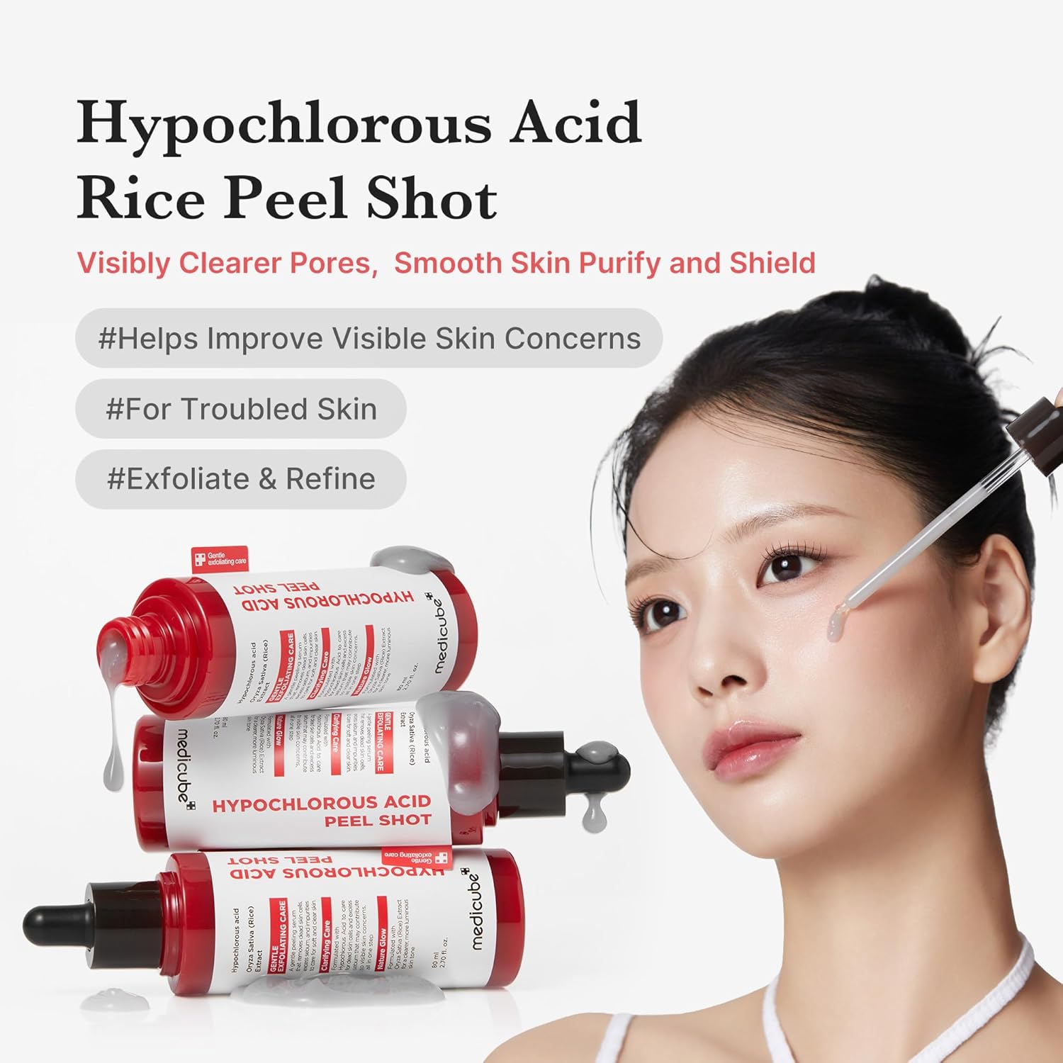[MEDICUBE] Hypochlorous Acid Rice Shot 80ml